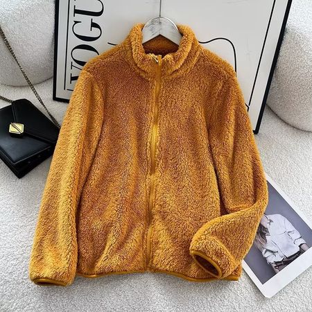 Women's Warm Plush Polar Fleece Jacket Long Sleeve